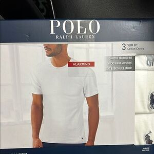 Polo by Ralph Lauren Men's White Slim Fit Shirt